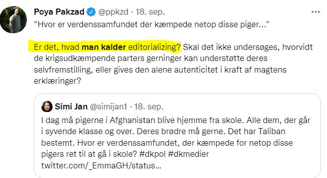 Editorialise
