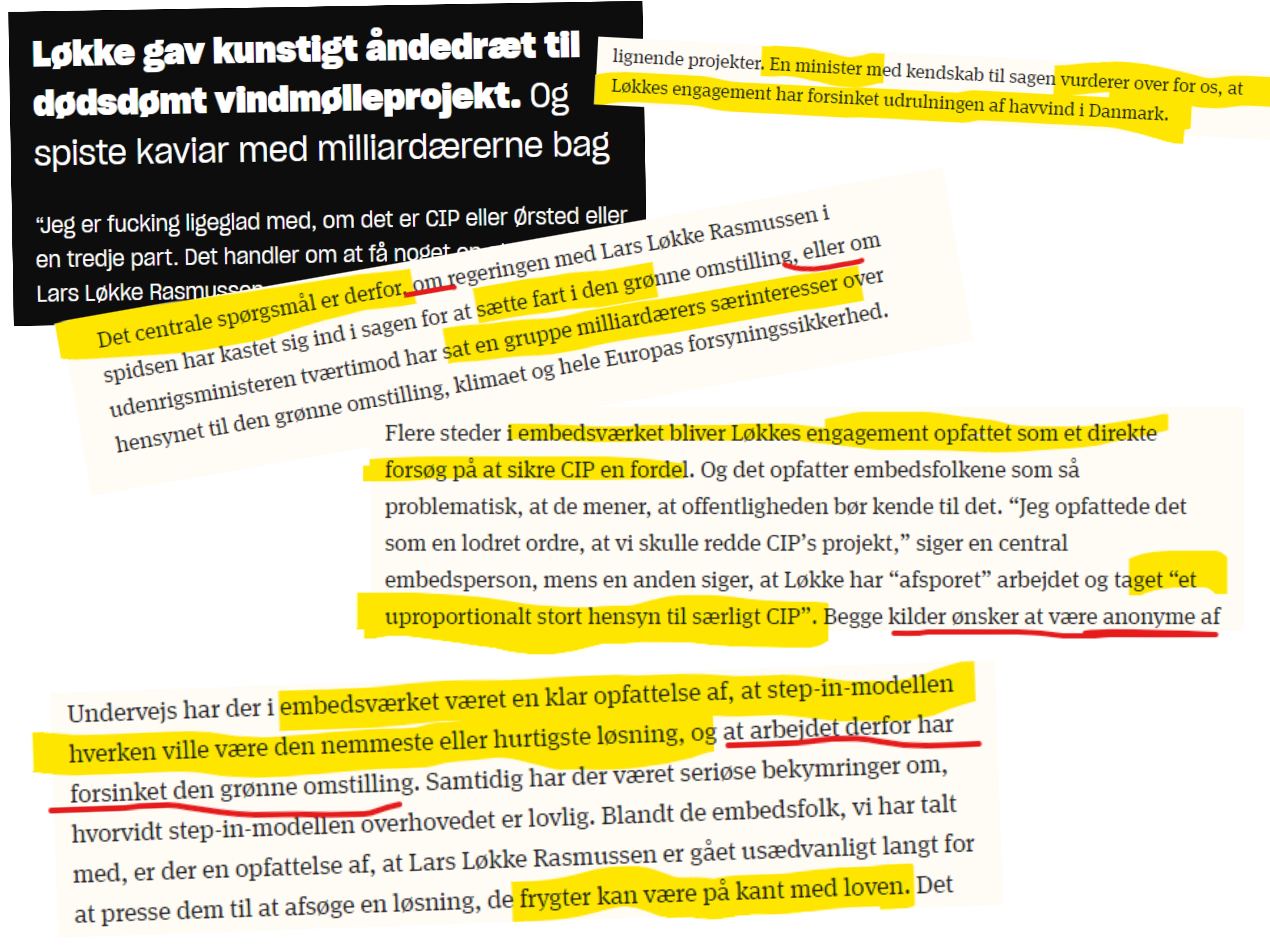 Collage med teksteksempler fra Zetland