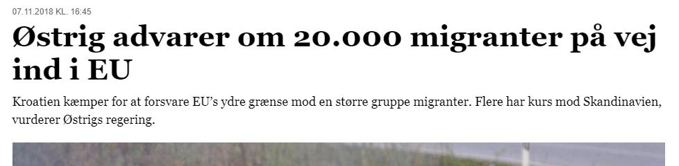 JP 20000 flygtninger på vej